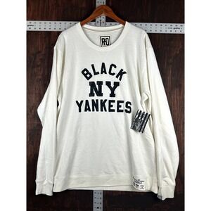 New York Black Yankees Sweatshirt Negro‎ League Baseball Roots of Fight Mens 4XL